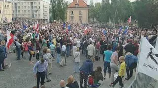 Protest przed Sądem Najwyższym