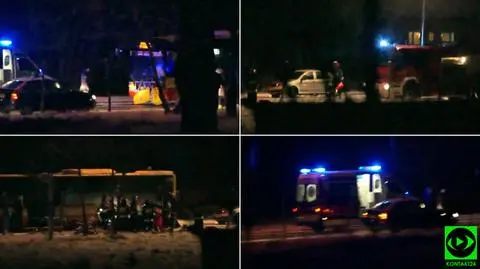 Straciła panowanie nad fiatem, uderzyła w autobus miejski