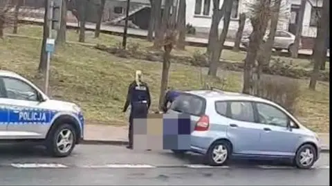 Policja: ukradł paliwo, próbował zepchnąć radiowóz z drogi