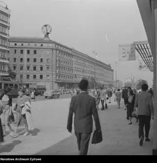 Aleje Jerozolimskie w okolicach Brackiej, 1959 rok