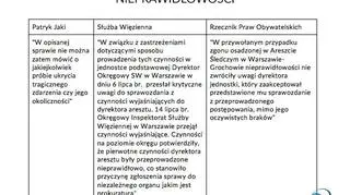 Sprawa śmierci Agnieszki Pysz. Stanowiska wiceministra, Służby Więziennej i Rzecznika Praw Obywatelskich