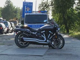 Motocyklista trafił do szpitala