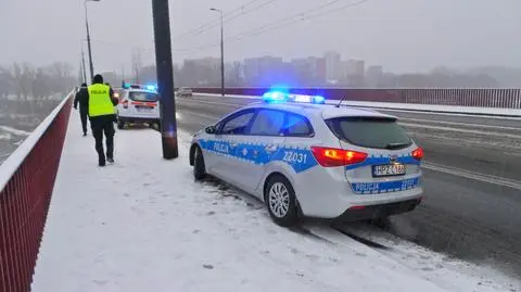 Kolizja z tramwajem na moście Śląsko-Dąbrowskim