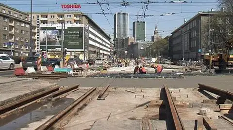 Remont torowiska - fot. tvnwarszawa.pl/Tomasz Zieliński