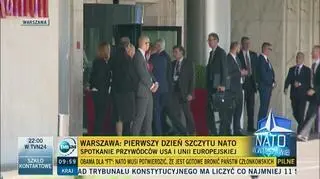 Donald Tusk spotkał się z Barackiem Obamą w hotelu Marriott