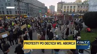 Poniedziałkowa blokada Warszawy