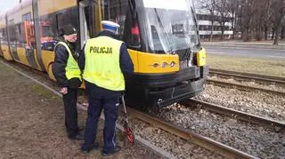 Wypadek dwóch tramwajów