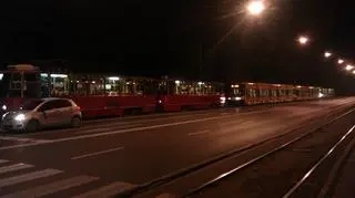 Zepstuy tramwaj linii 9