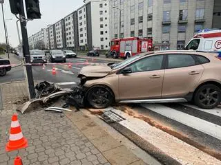 Kolizja na Powązkowskiej 