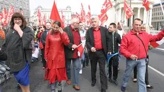 Manifestacja środowisk anarchistycznych