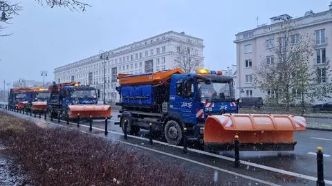 Posypywarki przy ulicy Krasińskiego