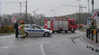 Utrudnienia na rondzie Radosława