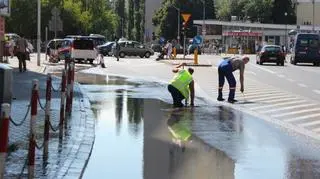 Awaria wodociągowa na Mokotowie