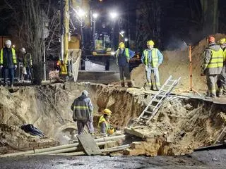 Awaria ciepłownicza na Woli