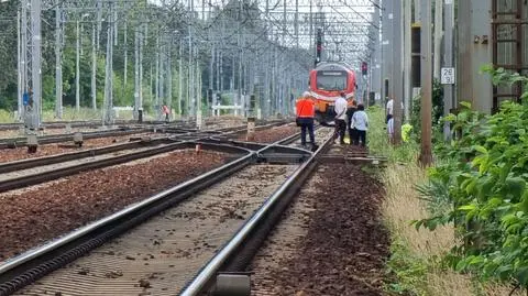 Wypadek na torach w Grodzisku Mazowieckim 