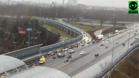 Zderzenie na trasie S8. Jedna osoba trafiła do szpitala