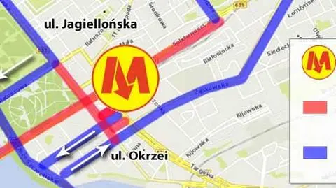 Budowa metra na Pradze: są objazdy, nie ma daty