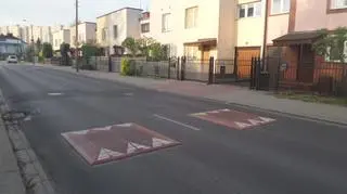 Progi zwalniające na Gilarskiej