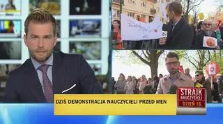 Demonstracja przed MEN