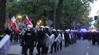 Protest narodowców przeciwko rządowi