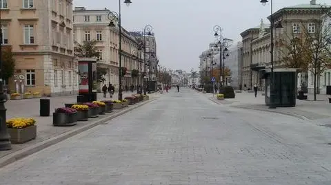 Krakowskie Przedmieście gotowe. "Prace wyglądają na zakończone"