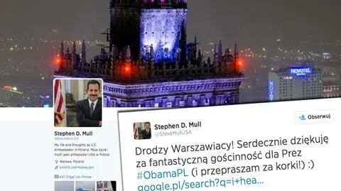 Ambasador USA: dziękuję i przepraszam za korki