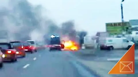 Spłonął w Al. Jerozolimskich