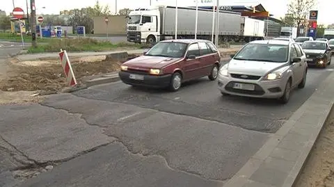 "Progi zwalniające" na Trasie Toruńskiej