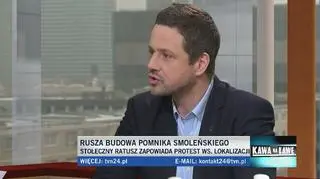 Rafał Trzaskowski o budowie na placu Piłsudskiego