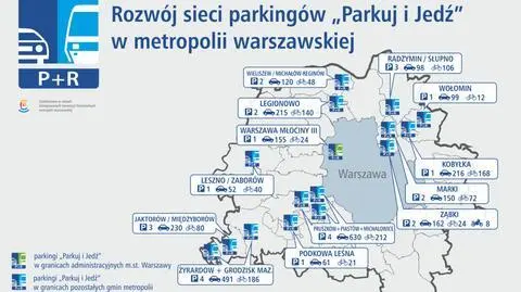 60 mln złotych na "Parkuj i Jedź". Powstanie 27 parkingów