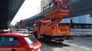 Paraliż tramwajowy w centrum