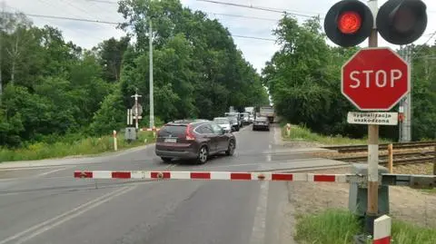 Nie działały rogatki w Zielonce. "Przyczyną kradzież infrastruktury"