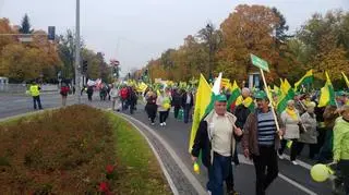 Protest działkowców