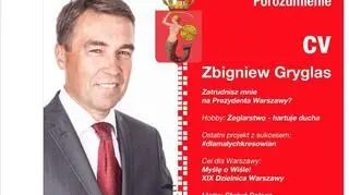 Wpis z profilu posła Zbigniewa Gryglasa