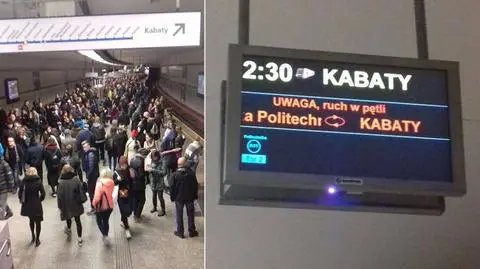 Awaria w metrze. Wyłączono napięcie i nie można go było włączyć