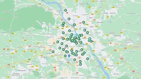 Stacje ładowania samochodów. Pełna mapa lokalizacji w Warszawie