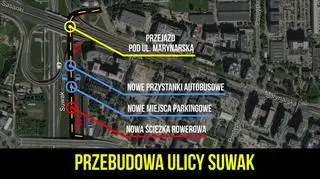 Przebudowa ulicy Suwak