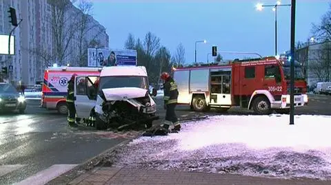 Bielany w korkach po wypadku na Reymonta