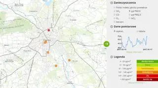 Smog w Warszawie 17 stycznia 2017