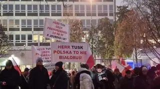 Czwartkowa demonstracja przed Sejmem