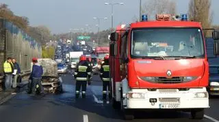 Pożar w al. Prymasa Tysiąclecia