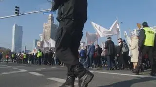 Protest przeciwko budowie linii 400kV