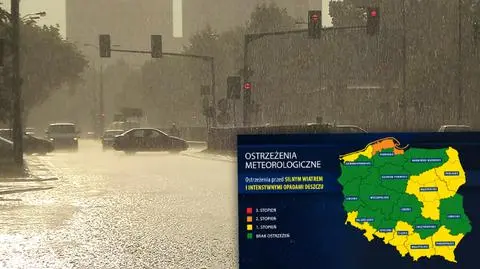 Najsilniejsze ulewy przed nami.  IMGW wydało ostrzeżenia