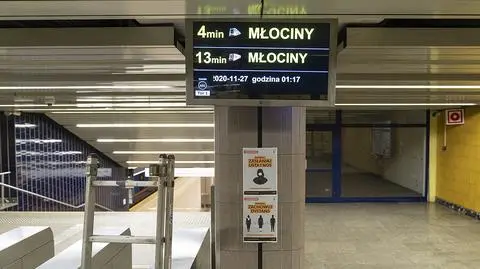 Nowe ekrany na ursynowskich stacjach metra
