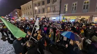 Manifestacja na Nowym Świecie