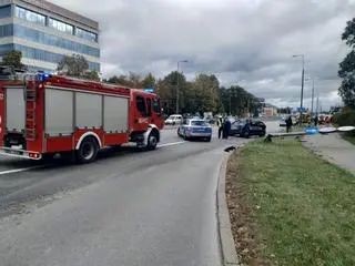 Zderzenie na Łopuszańskiej 