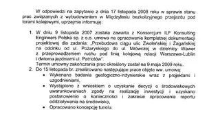 Fragment odwpoedzi na intrerpelecję radnego 2008 rok