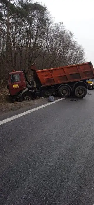 Wypadek na drodze krajowej numer 60