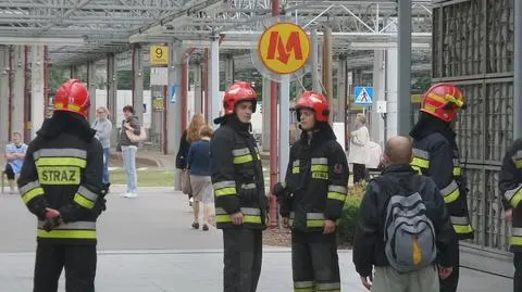 Bagaż zostawiony w pociągu wstrzymał metro