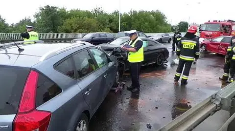 Zderzenie na moście Gdańskim 